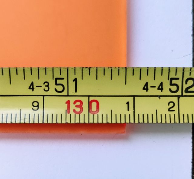 Puerta armario metacrilato naranja