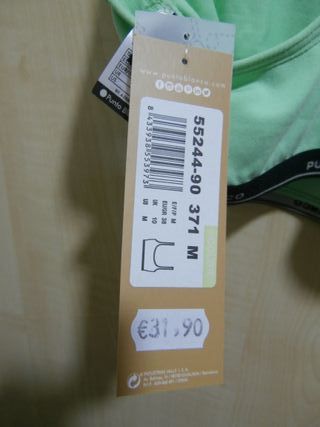 Sujetador Deportivo 90B M Punto Blanco