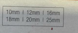 Set de madera plana de 3 puntas