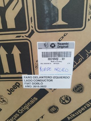 FAROL FIAT DOBLO 2015-2022