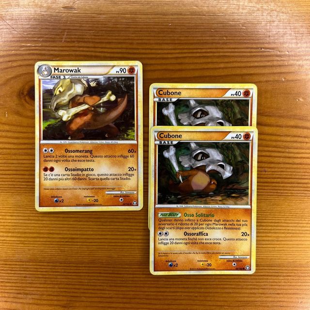 Carte Pokemon Marowak & Cubone