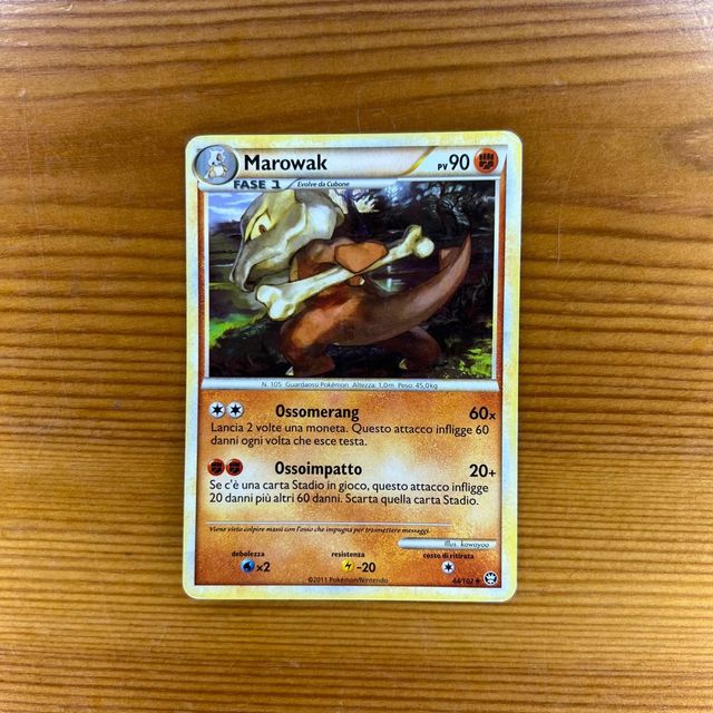 Carte Pokemon Marowak & Cubone