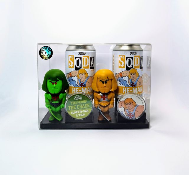 Funko soda He-man Chase + regular