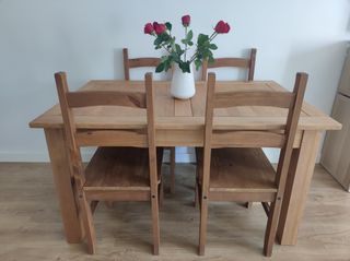 Mesa de madera abatible comedor 
