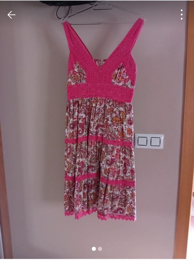Vestido fucsia