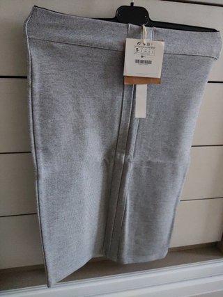 Falda tubo gris