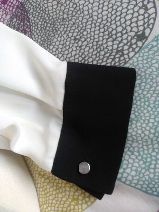Blusa bicolor
