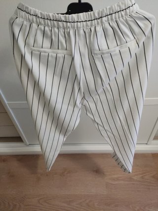 Pantalón blanco rallas