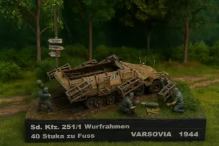 DIORAMA-MAQUETA VARSOVIA