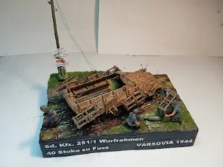 DIORAMA-MAQUETA VARSOVIA