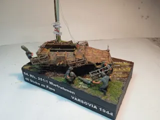 DIORAMA-MAQUETA VARSOVIA