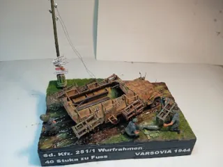 DIORAMA-MAQUETA VARSOVIA