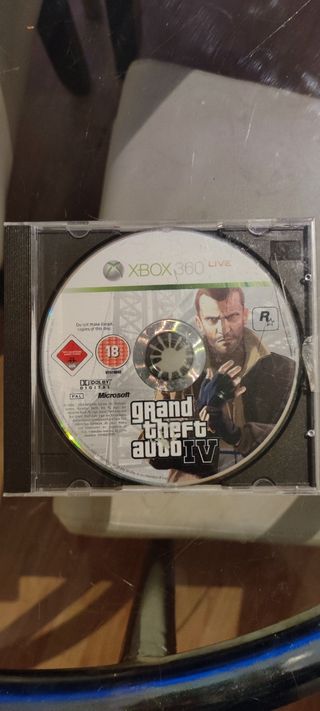 Grand theft auto iv xbox 360