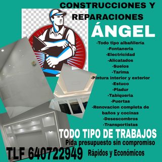 ALBAÑIL.Construciones y reparaciones Angel