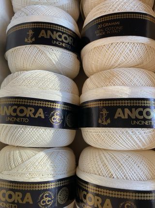 Cotone per uncinetto finissimo Ancora