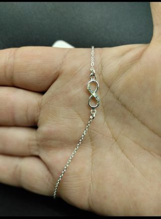 Pulsera plata infinito