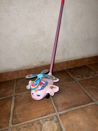 Avión para empujar con bastón niño bebé