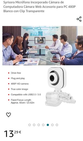 Confezione da 10 videocamere webcam