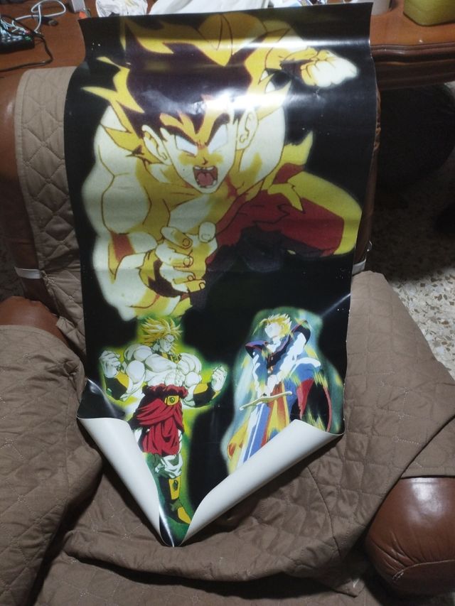 Poster antiguo, cartelera dragón ball