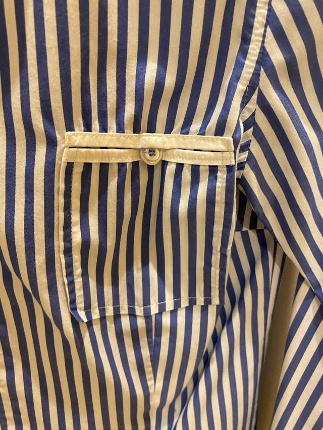 Camisa mujer Zara T-S rayas azules