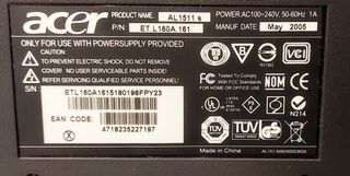 Monitor Acer 15 pulgadas AL1511