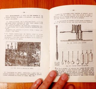 Libro antiguo ciencias de la naturaleza