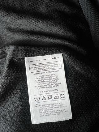 Adidas Felpa Adidas Nero Bianco XS