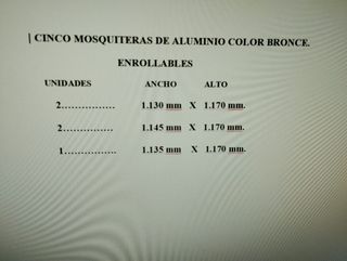 Mosquiteras enrollables