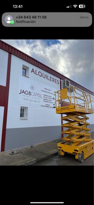 Alquiler PlataformaElevadora Haulotte compact 12DX