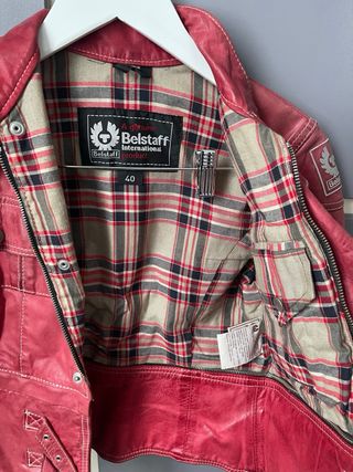 Cazadora piel belstaff mujer