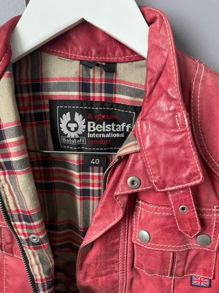 Cazadora piel belstaff mujer