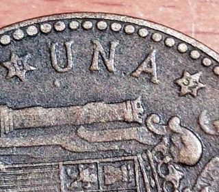 1 Peseta España 1947, Estrellas 19*47*