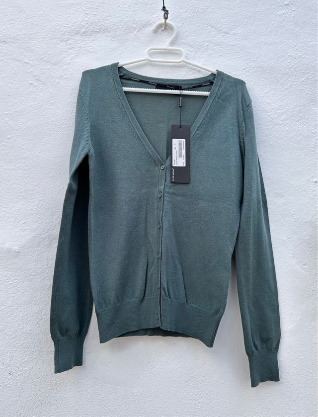 Cardigan o rebeca verde