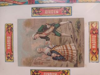 CUADRO DECOUPAGE FINALES SIGLO XIX