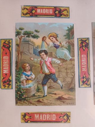 CUADRO DECOUPAGE FINALES SIGLO XIX