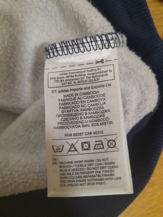 Sudadera Adidas mujer XS / M azul