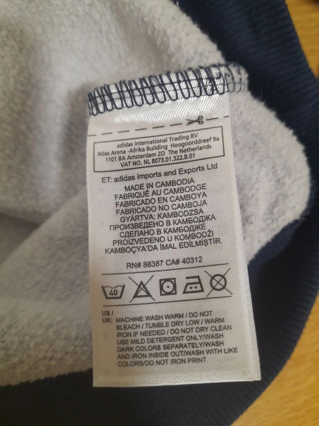 Sudadera Adidas mujer XS / M azul