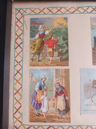 CUADRO DECOUPAGE FINALES SIGLO XIX