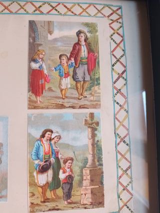 CUADRO DECOUPAGE FINALES SIGLO XIX