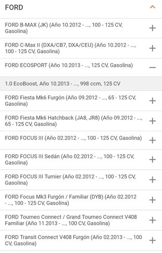 CUERPO MARIPOSA FORD ECOBOOST 1.0