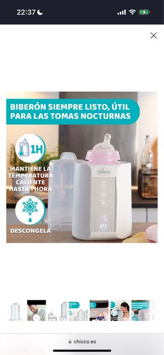 Calienta biberones y esterilizador Chicco