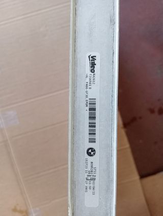 Radiador de agua de M3 competición