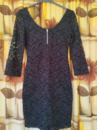 Vestido Dress encaje Pull& Bear T.L