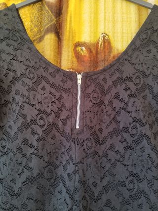 Vestido Dress encaje Pull& Bear T.L