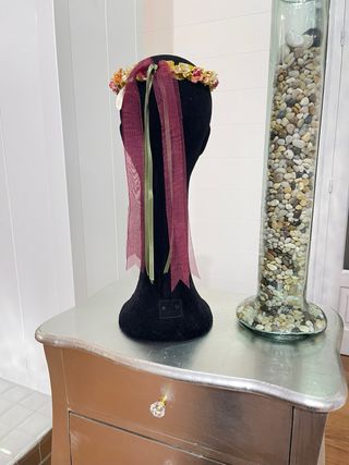 Diadema~Tiara~Ninfa artesanal de Floritur (Nueva)