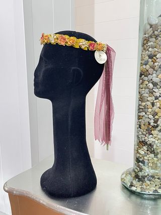Diadema~Tiara~Ninfa artesanal de Floritur (Nueva)