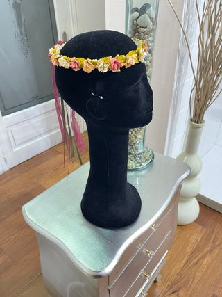 Diadema~Tiara~Ninfa artesanal de Floritur (Nueva)