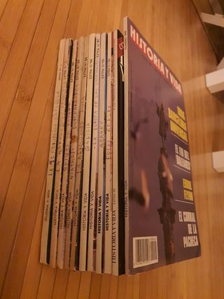 Lote de 8 revistas de historia y vida