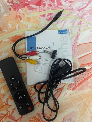 Proyector con accesorios