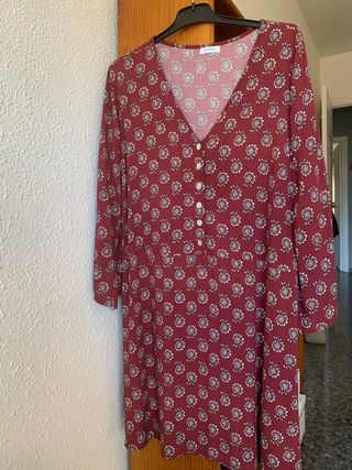 Vestido corto estampado